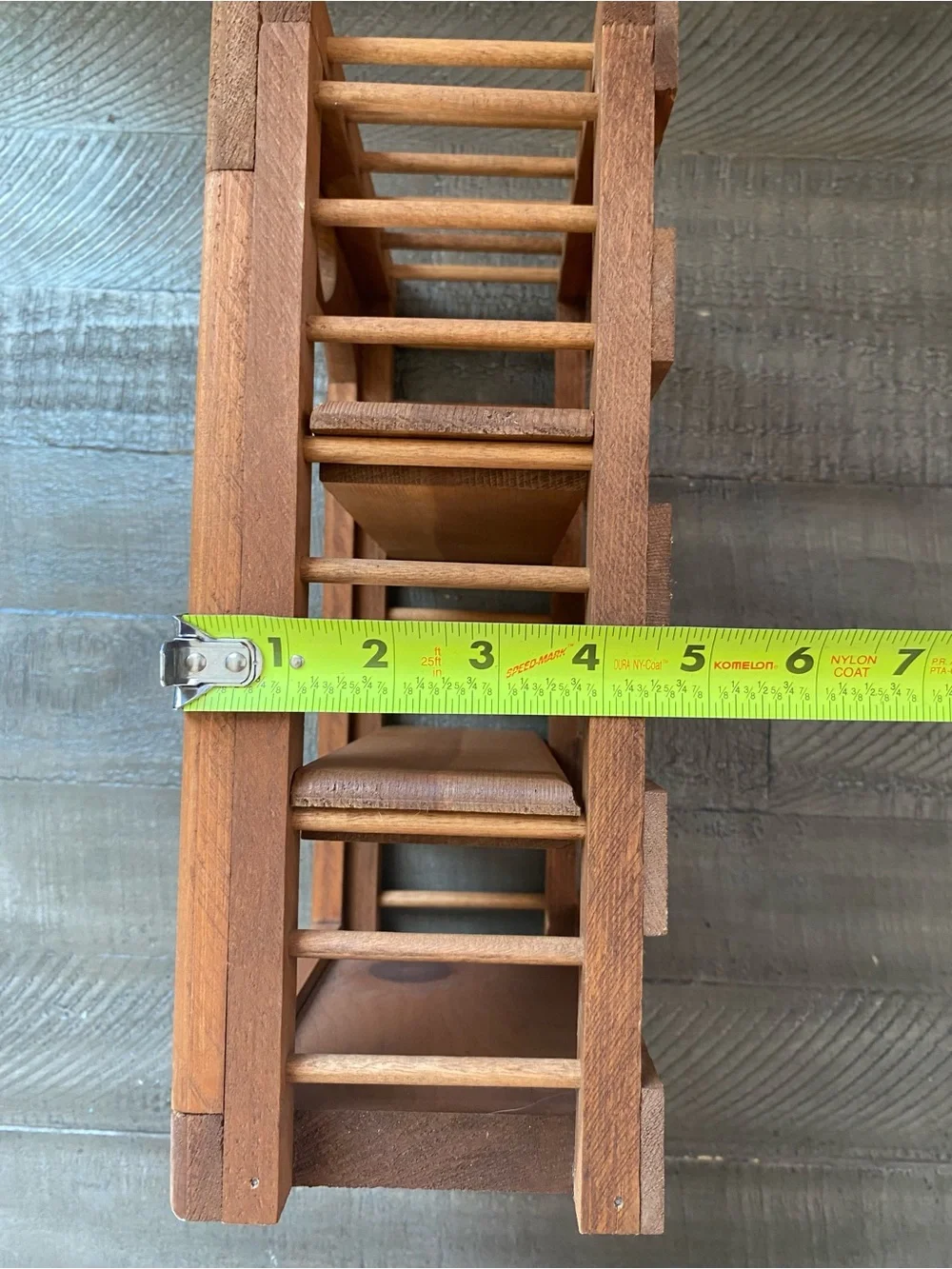 Vintage Wood Heart Cut Out Two Tier Cirio/Trinket Shelf Cottagecore Decor